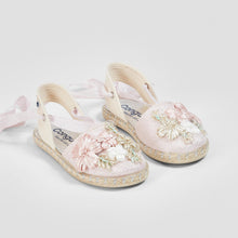 Laden Sie das Bild in den Galerie-Viewer, Girl's Pink Embroidery Sandals