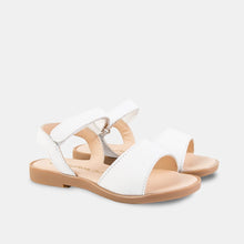 Carica l'immagine nel visualizzatore di Gallery, Girl's White Leather Sandals ewrrwr
