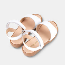 Carica l'immagine nel visualizzatore di Gallery, Girl's White Leather Sandals ewrrwr