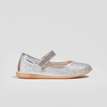 Carica l'immagine nel visualizzatore di Gallery, Girl's Silver Glitter Mary Jane