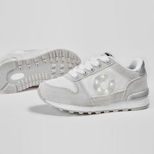 Cargar imagen en el visor de la galería, Zapatillas blancas unisex con luces